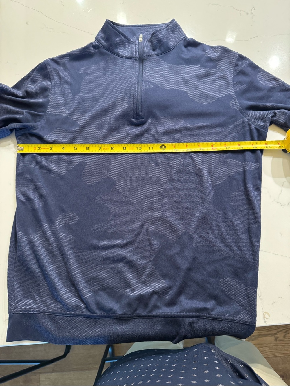 Peter Millar Men’s Navy Quarter-Zip Sweater